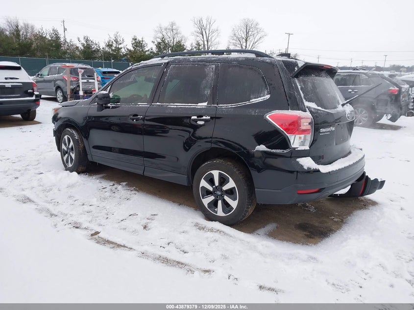 2018 Subaru Forester VIN JF2SJAGC2JH496127 IAAI salvage auction — FRONT & REAR, Clear (Indiana), sold $600 on 2026-07-07 (photo 3)