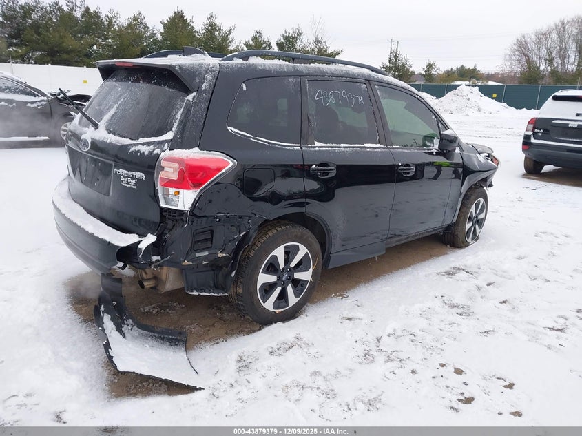 2018 Subaru Forester VIN JF2SJAGC2JH496127 IAAI salvage auction — FRONT & REAR, Clear (Indiana), sold $600 on 2026-07-07 (photo 4)