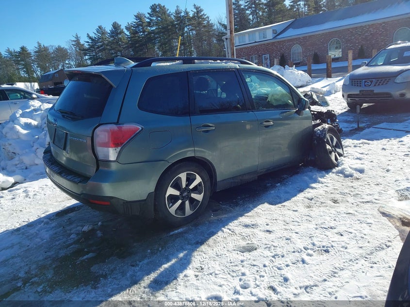 2018 Subaru Forester VIN JF2SJAEC5JH584835 IAAI salvage auction — RIGHT FRONT, Salvage Title, sold $25 on 2026-07-10 (photo 4)