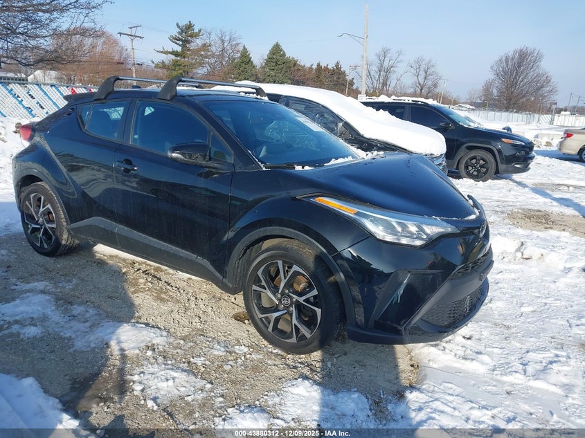 2021 Toyota C-hr VIN NMTKHMBXXMR123440 IAAI salvage auction — LEFT FRONT, Salvage (Illinois), sold $7,500 on 2026-07-14 (photo 1)