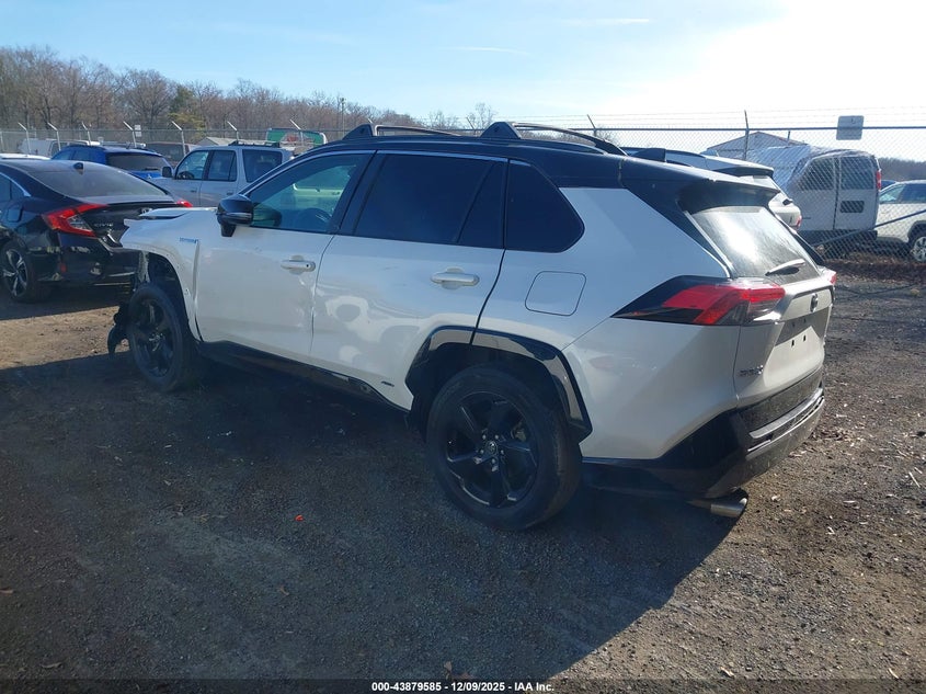 2019 Toyota Rav4 hybrid VIN 2T3EWRFV5KW041931 IAAI salvage auction — FRONT & REAR, Salvage - Greater Than 75% (Maryland), sold $8,700 on 2026-07-14 (photo 3)