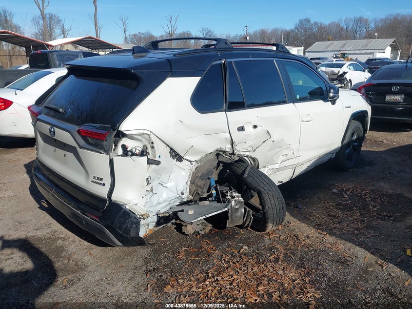 2019 Toyota Rav4 hybrid VIN 2T3EWRFV5KW041931 IAAI salvage auction — FRONT & REAR, Salvage - Greater Than 75% (Maryland), sold $8,700 on 2026-07-14 (photo 4)