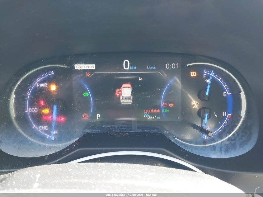 2019 Toyota Rav4 hybrid VIN 2T3EWRFV5KW041931 IAAI salvage auction — FRONT & REAR, Salvage - Greater Than 75% (Maryland), sold $8,700 on 2026-07-14 (photo 7)