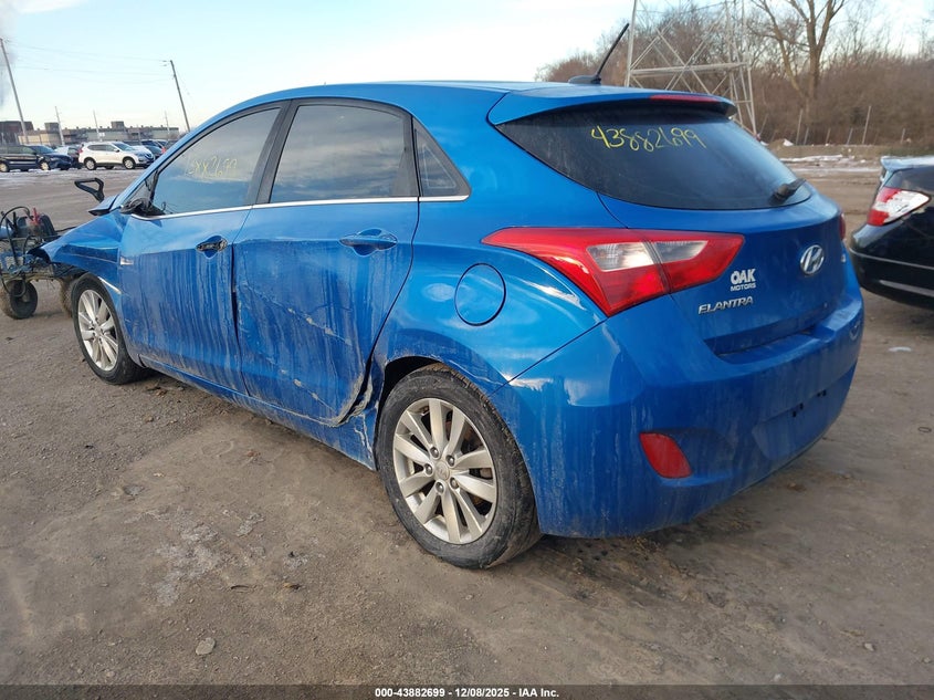 2017 Hyundai Elantra VIN KMHD35LH0HU350185 IAAI salvage auction — LEFT FRONT, Salvage (Indiana), sold $650 on 2026-07-15 (photo 3)