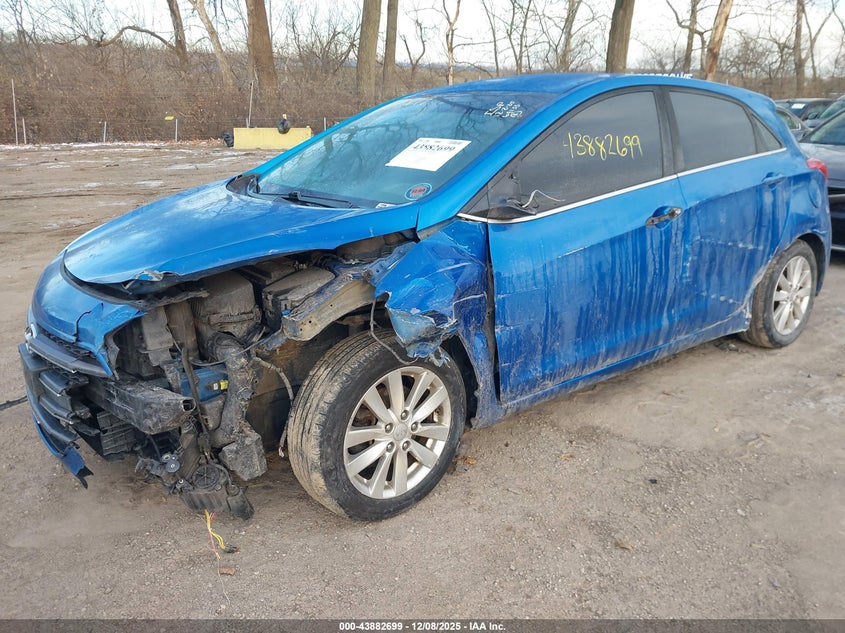2017 Hyundai Elantra VIN KMHD35LH0HU350185 IAAI salvage auction — LEFT FRONT, Salvage (Indiana), sold $650 on 2026-07-15 (photo 6)