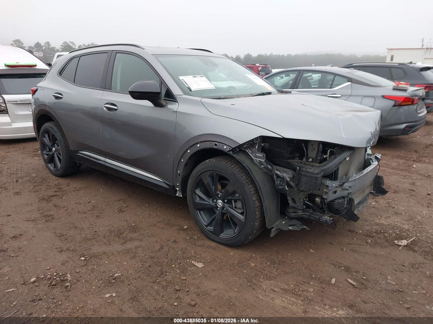 2022 Buick Envision VIN LRBAZLR4XND019350 IAAI salvage auction — FRONT END, Clear (Alabama), sold $4,500 on 2026-08-26 (photo 1)