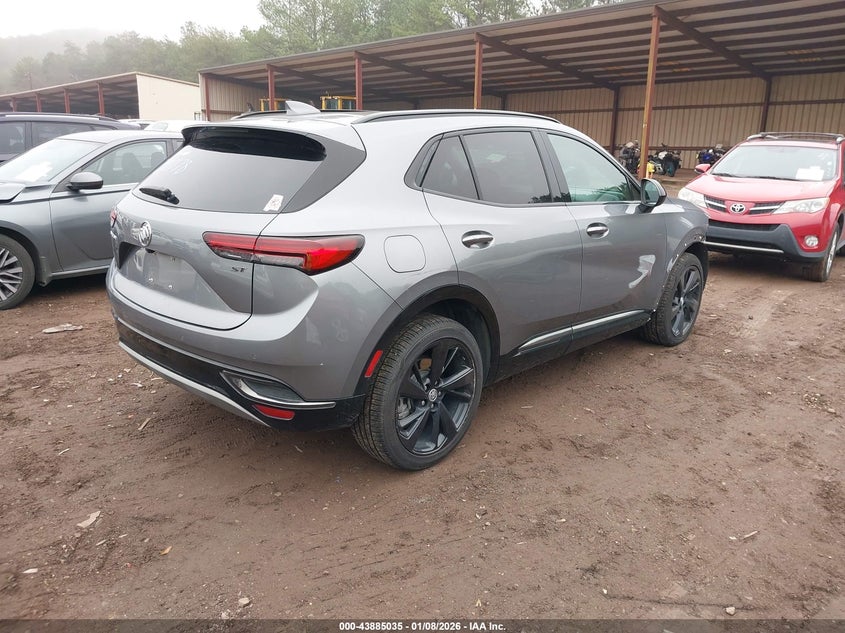 2022 Buick Envision VIN LRBAZLR4XND019350 IAAI salvage auction — FRONT END, Clear (Alabama), sold $4,500 on 2026-08-26 (photo 4)