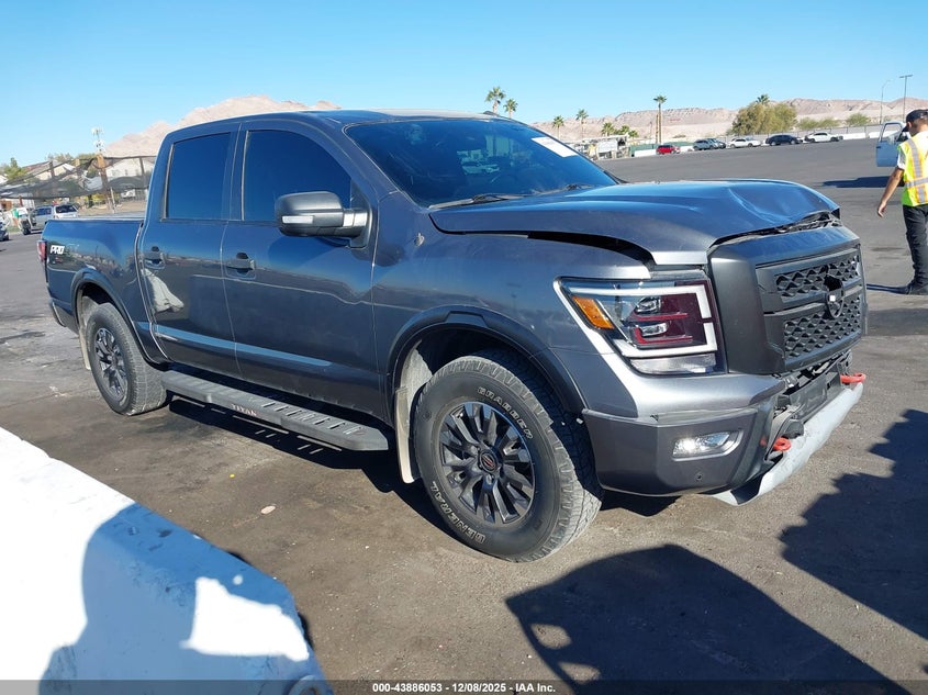2021 Nissan TITAN VIN 1N6AA1ED1MN526145 IAAI salvage auction — Front End, Salvage (Nevada), sold $13,700 on 2026-02-13 (photo 1)