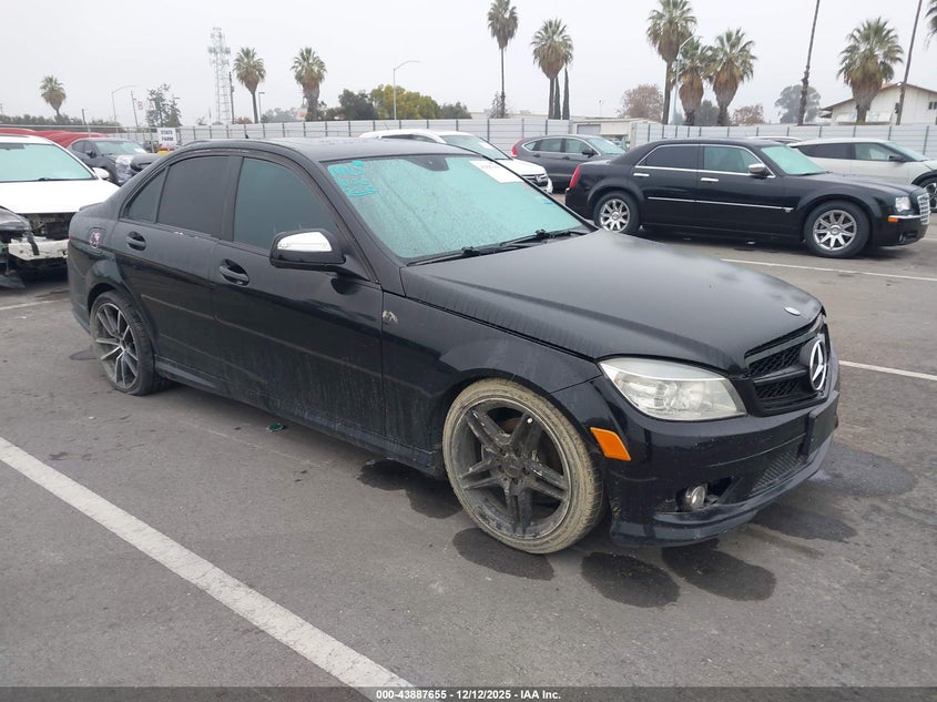 2009 Mercedes-benz C-klasse VIN WDDGF54X99R083010 IAAI salvage auction — LEFT FRONT, Salvage (California), sold $175 on 2026-08-18 (photo 1)