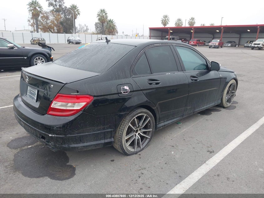 2009 Mercedes-benz C-klasse VIN WDDGF54X99R083010 IAAI salvage auction — LEFT FRONT, Salvage (California), sold $175 on 2026-08-18 (photo 4)