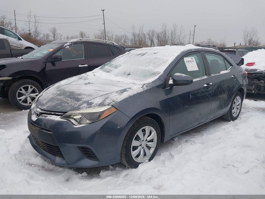2014 Toyota Corolla VIN 5YFBURHE4EP131575 IAAI salvage auction — REAR END, Other, sold $4,450 on 2026-08-01 (photo 2)