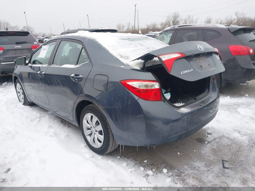 2014 Toyota Corolla VIN 5YFBURHE4EP131575 IAAI salvage auction — REAR END, Other, sold $4,450 on 2026-08-01 (photo 3)