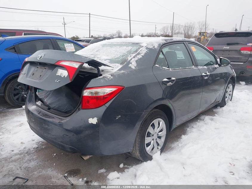 2014 Toyota Corolla VIN 5YFBURHE4EP131575 IAAI salvage auction — REAR END, Other, sold $4,450 on 2026-08-01 (photo 4)