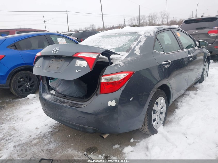 2014 Toyota Corolla VIN 5YFBURHE4EP131575 IAAI salvage auction — REAR END, Other, sold $4,450 on 2026-08-01 (photo 6)