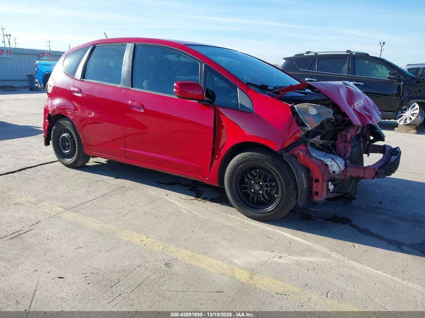 2013 Honda Fit VIN JHMGE8H37DC010105 IAAI salvage auction — FRONT END, Salvage Title, sold $450 on 2026-07-20 (photo 1)