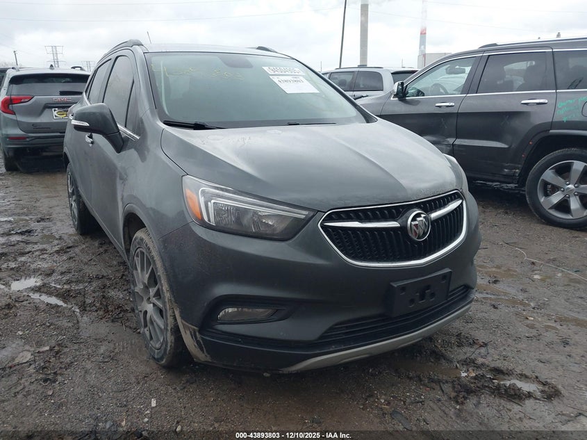 2017 Buick Encore VIN KL4CJ1SB6HB124847 IAAI salvage auction — REAR END, Salvage (Indiana), sold $2,600 on 2026-07-22 (photo 1)