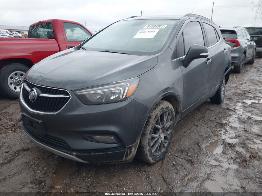 2017 Buick Encore VIN KL4CJ1SB6HB124847 IAAI salvage auction — REAR END, Salvage (Indiana), sold $2,600 on 2026-07-22 (photo 2)