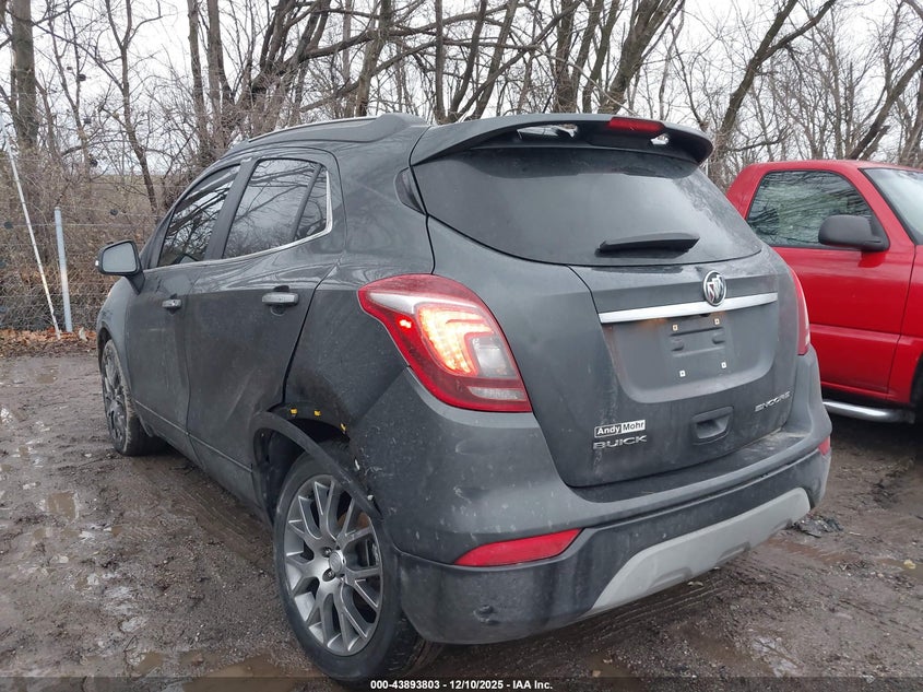 2017 Buick Encore VIN KL4CJ1SB6HB124847 IAAI salvage auction — REAR END, Salvage (Indiana), sold $2,600 on 2026-07-22 (photo 6)