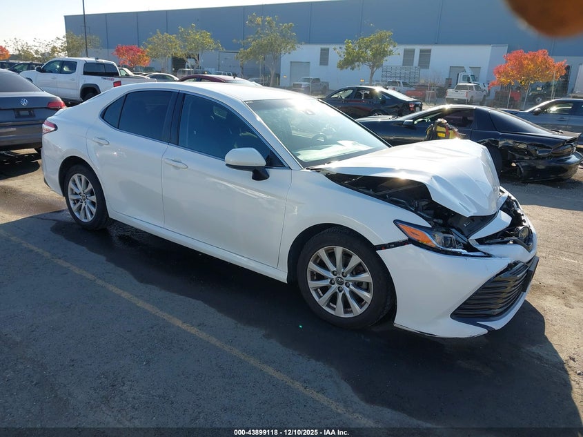 2018 Toyota Camry VIN JTNB11HK1J3044487 IAAI salvage auction — FRONT END, Salvage (California), sold $4,750 on 2026-07-27 (photo 1)