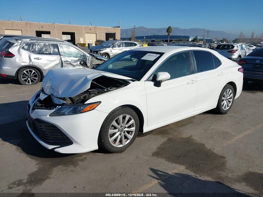 2018 Toyota Camry VIN JTNB11HK1J3044487 IAAI salvage auction — FRONT END, Salvage (California), sold $4,750 on 2026-07-27 (photo 2)