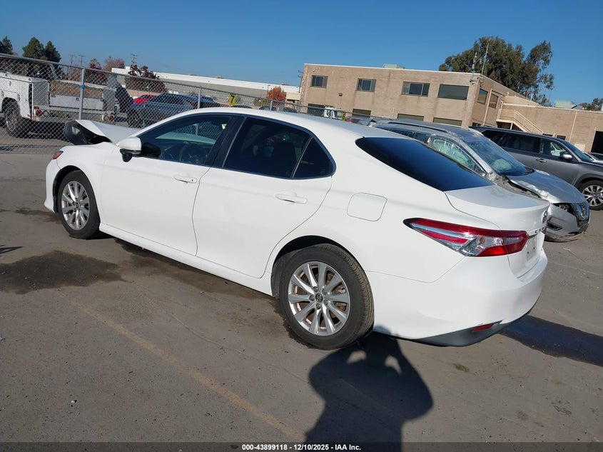 2018 Toyota Camry VIN JTNB11HK1J3044487 IAAI salvage auction — FRONT END, Salvage (California), sold $4,750 on 2026-07-27 (photo 3)