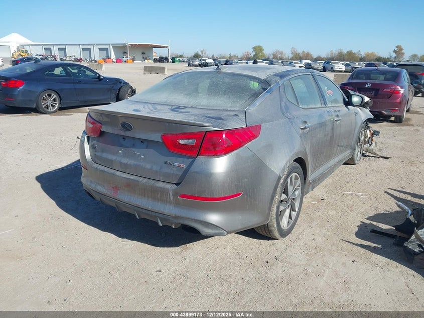 2015 Kia Optima VIN 5XXGR4A63FG381672 IAAI salvage auction — FRONT END, Other, sold $350 on 2026-07-08 (photo 4)