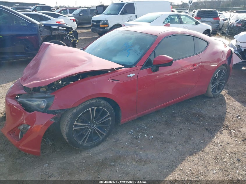 2015 Scion Fr-s VIN JF1ZNAA14F8702960 IAAI salvage auction — FRONT END, Salvage (Tennessee), sold $800 on 2026-07-24 (photo 2)