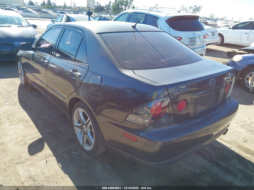 2003 Lexus Is VIN JTHBD192130073615 IAAI salvage auction — SIDE, Salvage (California), sold $600 on 2026-07-09 (photo 3)