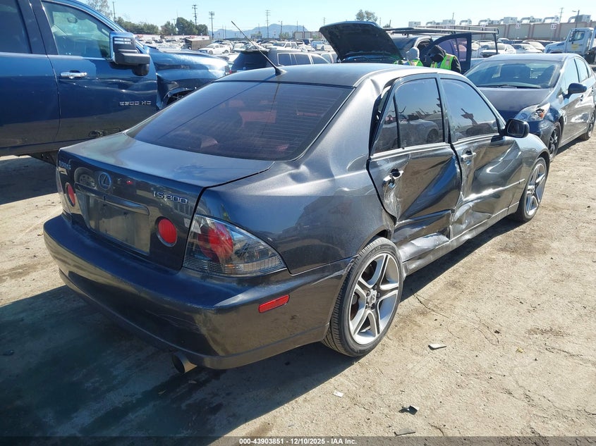 2003 Lexus Is VIN JTHBD192130073615 IAAI salvage auction — SIDE, Salvage (California), sold $600 on 2026-07-09 (photo 4)