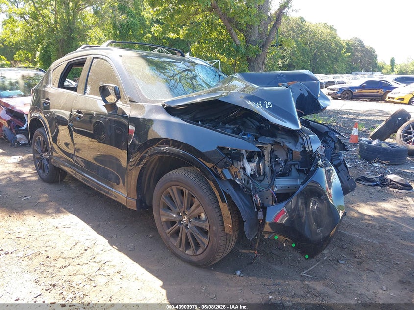 2025 Mazda Cx-5 VIN JM3KFBDY5S0576339 IAAI salvage auction — FRONT & REAR, Salvage Title, sold $1,500 on 2026-07-28 (photo 1)