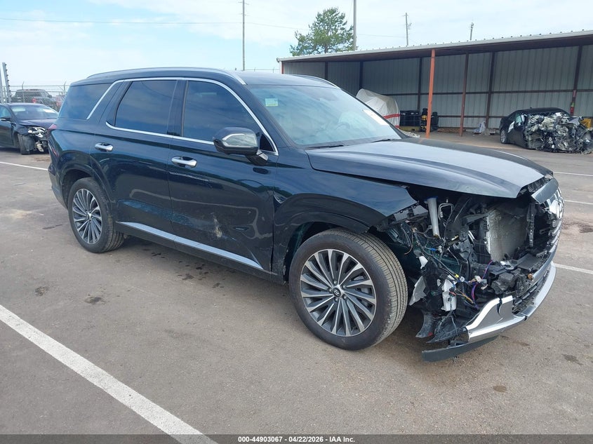 2024 Hyundai Palisade VIN KM8R7DGE2RU729341 — IAAI salvage auction photo