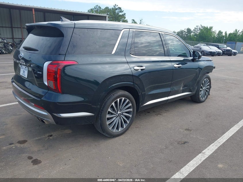 2024 Hyundai Palisade VIN KM8R7DGE2RU729341 IAAI salvage auction — RIGHT SIDE, Salvage (Alabama), sold $14,175 on 2026-08-22 (photo 4)