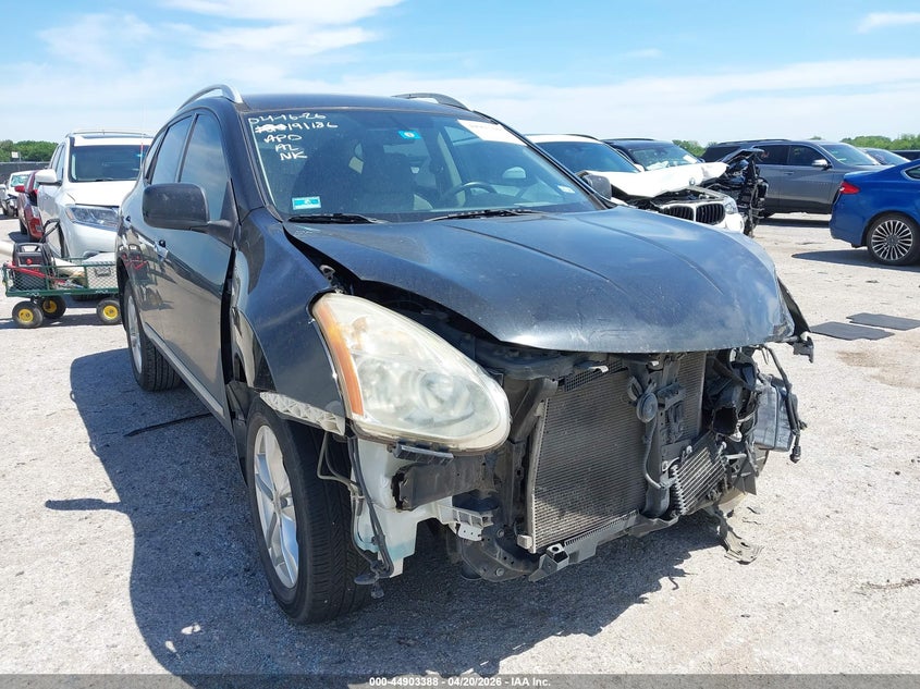 2013 Nissan Rogue VIN JN8AS5MT2DW018622 IAAI salvage auction — FRONT END, Salvage (Texas), sold $650 on 2026-07-14 (photo 1)