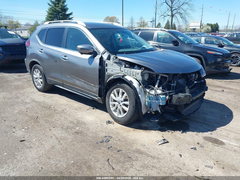 2018 Nissan Rogue VIN KNMAT2MT3JP601911 IAAI salvage auction — FRONT END, Salvage Title, sold $800 on 2026-07-23 (photo 1)