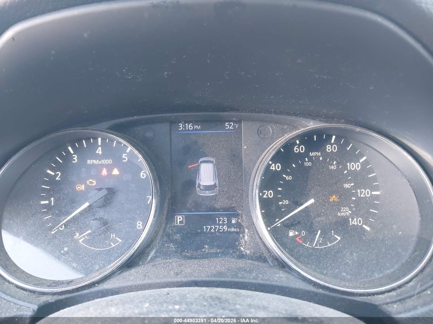 2018 Nissan Rogue VIN KNMAT2MT3JP601911 IAAI salvage auction — FRONT END, Salvage Title, sold $800 on 2026-07-23 (photo 7)