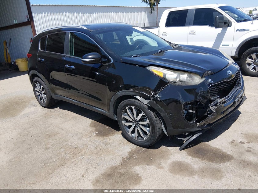 2018 Kia Sportage VIN KNDPN3AC8J7354447 IAAI salvage auction — FRONT END, Salvage Title, sold $2,000 on 2026-09-15 (photo 1)