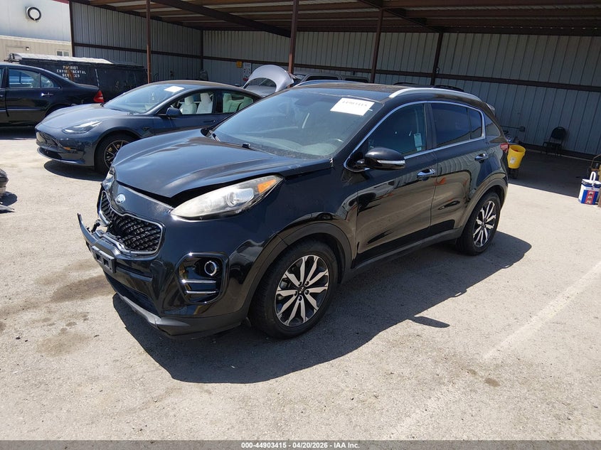 2018 Kia Sportage VIN KNDPN3AC8J7354447 IAAI salvage auction — FRONT END, Salvage Title, sold $2,000 on 2026-09-15 (photo 2)