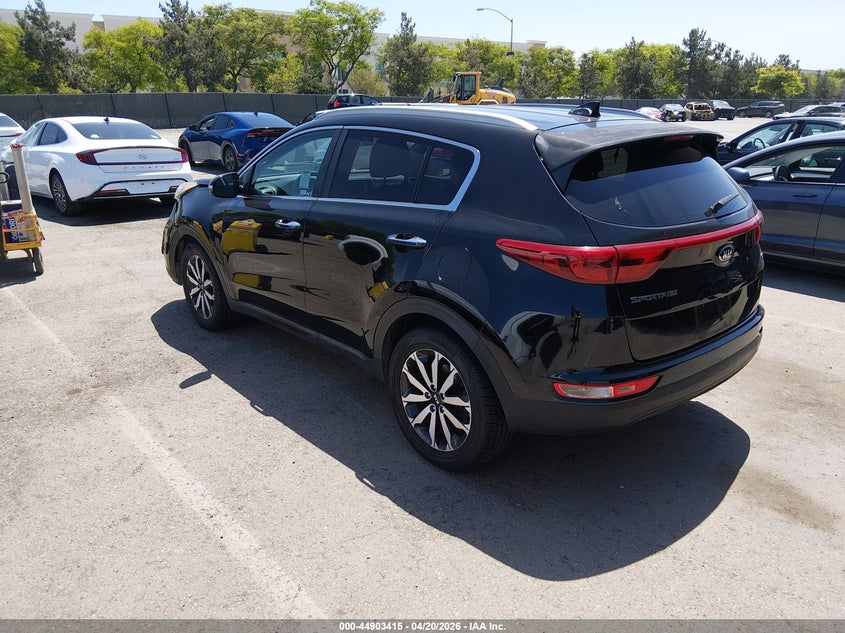 2018 Kia Sportage VIN KNDPN3AC8J7354447 IAAI salvage auction — FRONT END, Salvage Title, sold $2,000 on 2026-09-15 (photo 3)