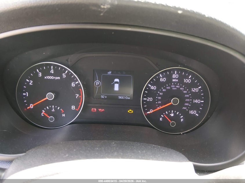 2018 Kia Sportage VIN KNDPN3AC8J7354447 IAAI salvage auction — FRONT END, Salvage Title, sold $2,000 on 2026-09-15 (photo 7)