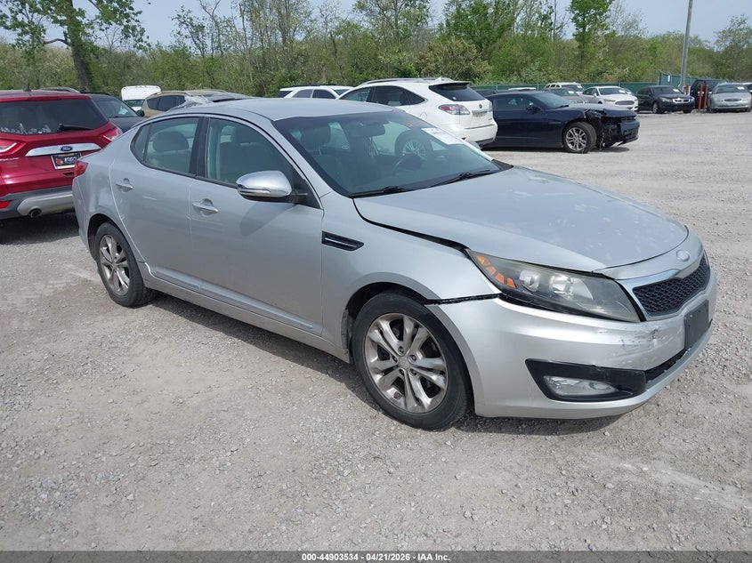 2013 Kia Optima VIN 5XXGM4A74DG182599 IAAI salvage auction — FRONT END, Salvage (Kentucky), sold $275 on 2026-07-29 (photo 1)
