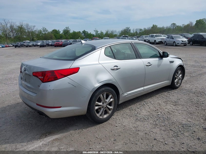 2013 Kia Optima VIN 5XXGM4A74DG182599 IAAI salvage auction — FRONT END, Salvage (Kentucky), sold $275 on 2026-07-29 (photo 4)