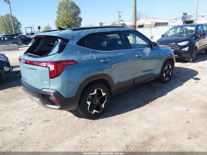 2024 Kia Seltos VIN KNDERCAA5R7593119 IAAI salvage auction — HAIL, Wait Title, sold $25 on 2026-07-21 (photo 4)