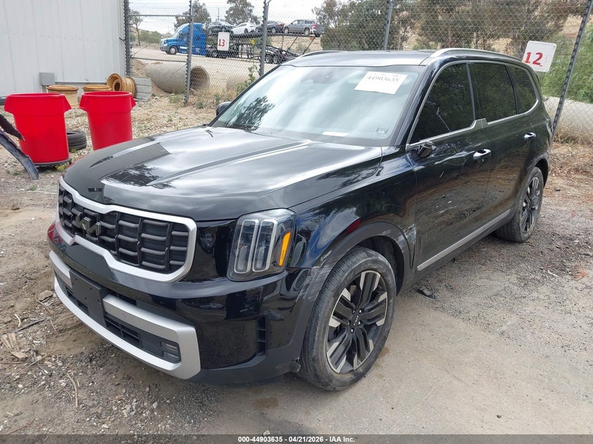 2024 Kia Telluride VIN 5XYP5DGC7RG470573 IAAI salvage auction — LEFT & RIGHT, Salvage (California), sold $9,000 on 2026-07-21 (photo 2)