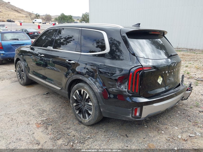 2024 Kia Telluride VIN 5XYP5DGC7RG470573 IAAI salvage auction — LEFT & RIGHT, Salvage (California), sold $9,000 on 2026-07-21 (photo 3)