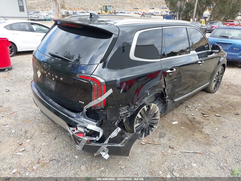 2024 Kia Telluride VIN 5XYP5DGC7RG470573 IAAI salvage auction — LEFT & RIGHT, Salvage (California), sold $9,000 on 2026-07-21 (photo 4)