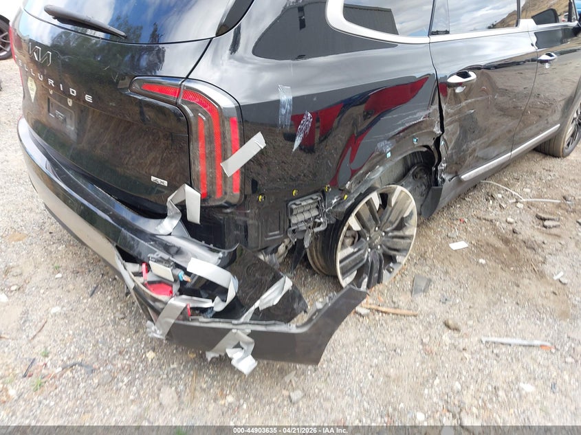 2024 Kia Telluride VIN 5XYP5DGC7RG470573 IAAI salvage auction — LEFT & RIGHT, Salvage (California), sold $9,000 on 2026-07-21 (photo 6)