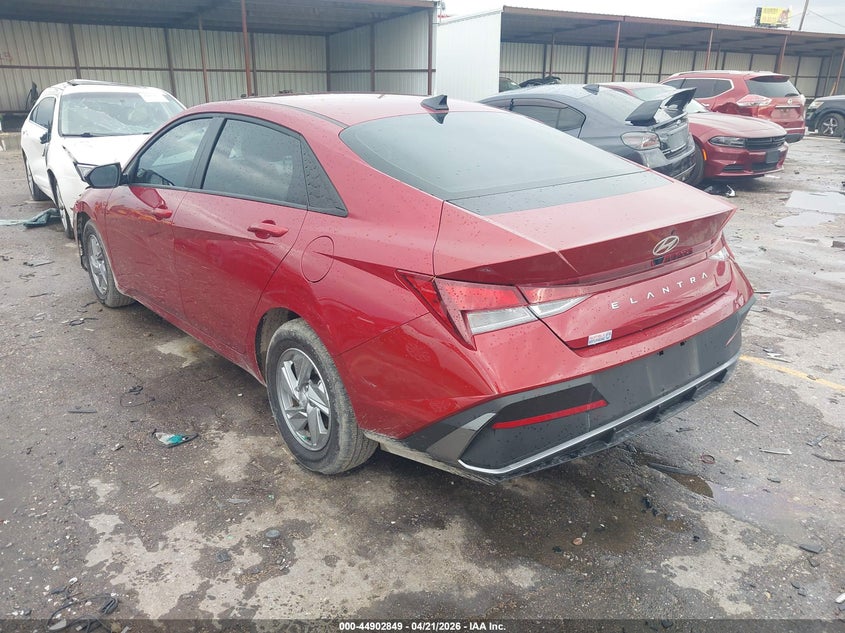 2025 Hyundai Elantra VIN KMHLL4DG2SU969437 IAAI salvage auction — RIGHT FRONT, Salvage Title, sold $7,775 on 2026-07-29 (photo 3)