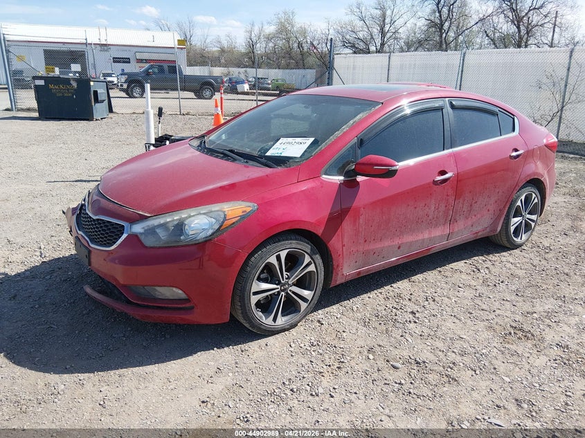 2014 Kia Forte VIN KNAFZ4A8XE5116289 IAAI salvage auction — RIGHT FRONT, Salvage (Montana), sold $650 on 2026-07-29 (photo 2)