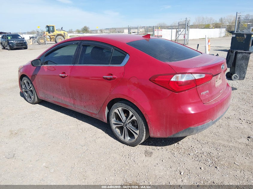 2014 Kia Forte VIN KNAFZ4A8XE5116289 IAAI salvage auction — RIGHT FRONT, Salvage (Montana), sold $650 on 2026-07-29 (photo 3)