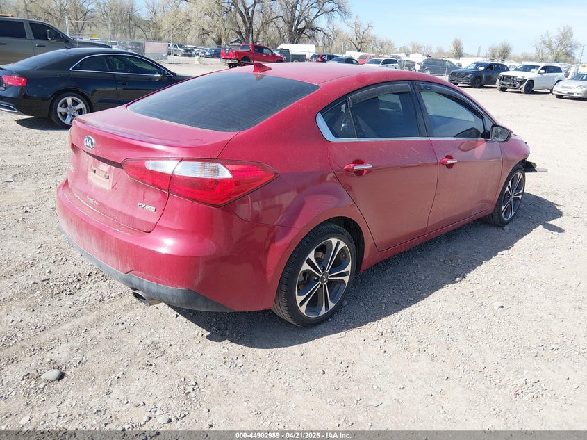 2014 Kia Forte VIN KNAFZ4A8XE5116289 IAAI salvage auction — RIGHT FRONT, Salvage (Montana), sold $650 on 2026-07-29 (photo 4)